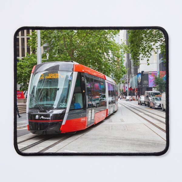 Item preview, Sydney CBD Light Rail train George street designed and sold by Martin Berry Photography.