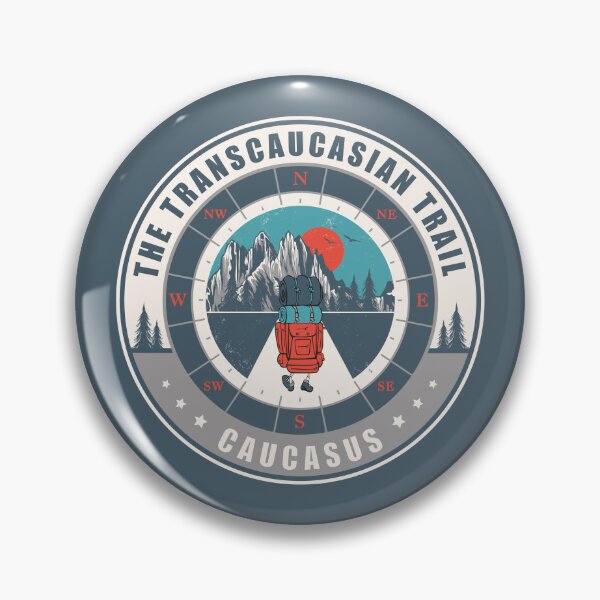 Item preview, Transcaucasian Trail TCT Caucasus Vintage Backpack Hiking Design designed and sold by CynthiaGraphics.