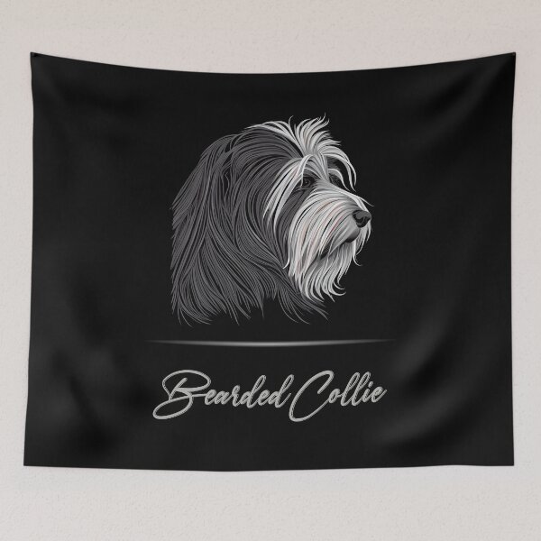 Item preview, Bearded Collie Portrait designed and sold by Best-Breeds.