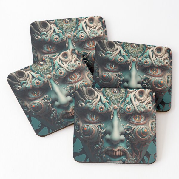 Item preview, Weird funny female creature, face portrait designed and sold by mrlongfield.