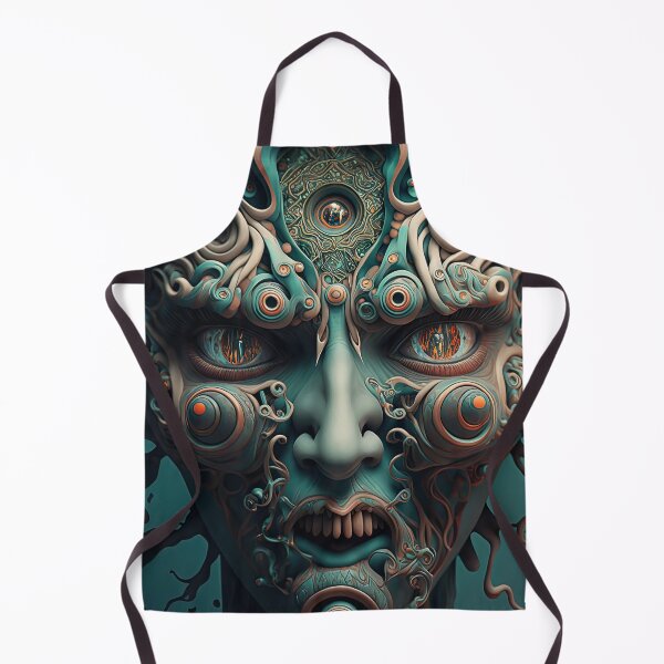 Item preview, Weird funny female creature, face portrait designed and sold by mrlongfield.