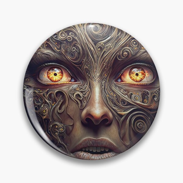 Item preview, Weird funny female fantasy creature, face portrait designed and sold by mrlongfield.