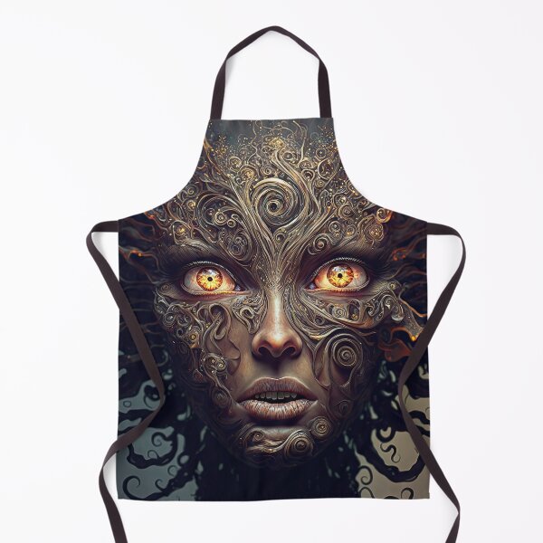 Item preview, Weird funny female fantasy creature, face portrait designed and sold by mrlongfield.