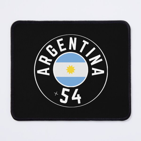 Item preview, ARGENTINA country code +54 badge designed and sold by LeddsoDello.