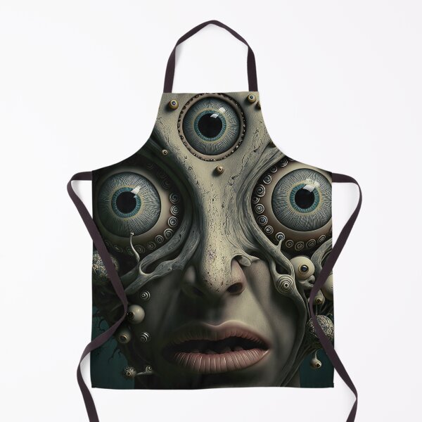 Item preview, Weird funny female creature, face portrait designed and sold by mrlongfield.
