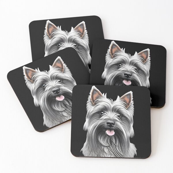 Item preview, Yorkshire Terrier, charcoal drawing, Ai Generated Art  designed and sold by ACC .