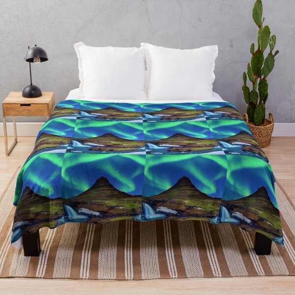 Item preview, BEAUTIFUL NORTHERN LIGHTS OVER THE MOUNTAIN designed and sold by MJ96-PRO.