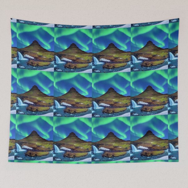 Item preview, BEAUTIFUL NORTHERN LIGHTS OVER THE MOUNTAIN designed and sold by MJ96-PRO.