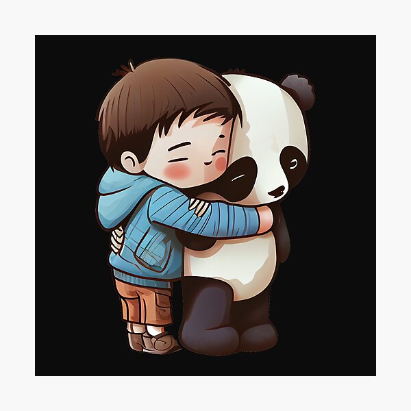Decoración: Abrazando Panda | Redbubble