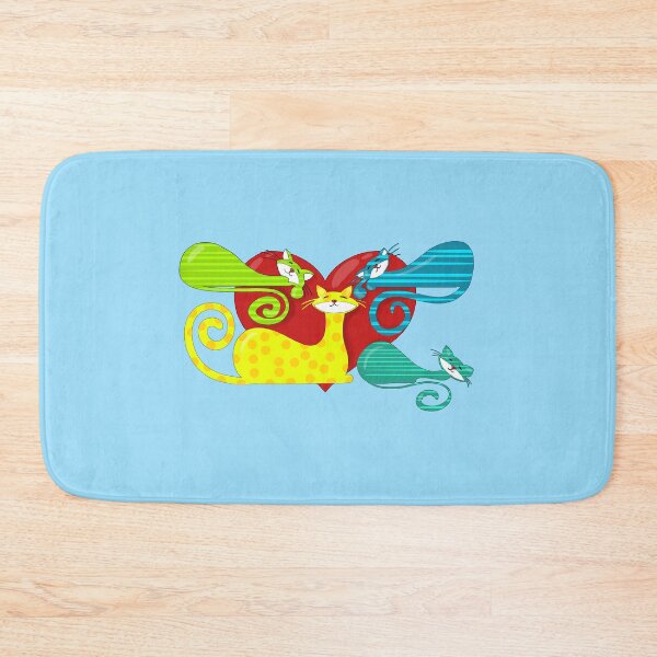 Item preview, loving colorful cats design designed and sold by Lazut.