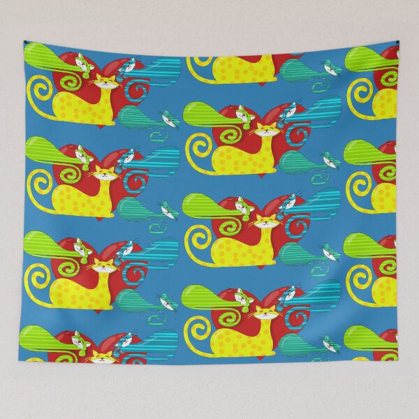 Item preview, loving colorful cats design designed and sold by Lazut.