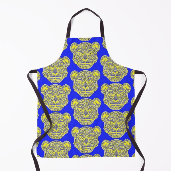 Item preview, Fierce and Majestic: Tropical Tribal Graphic Bear Panther Head Tribal Tattoo designed and sold by pelagio.