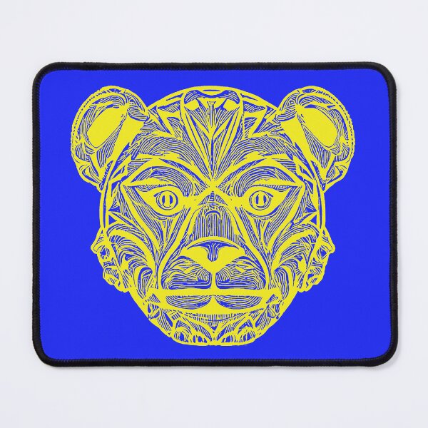 Item preview, Fierce and Majestic: Tropical Tribal Graphic Bear Panther Head Tribal Tattoo designed and sold by pelagio.