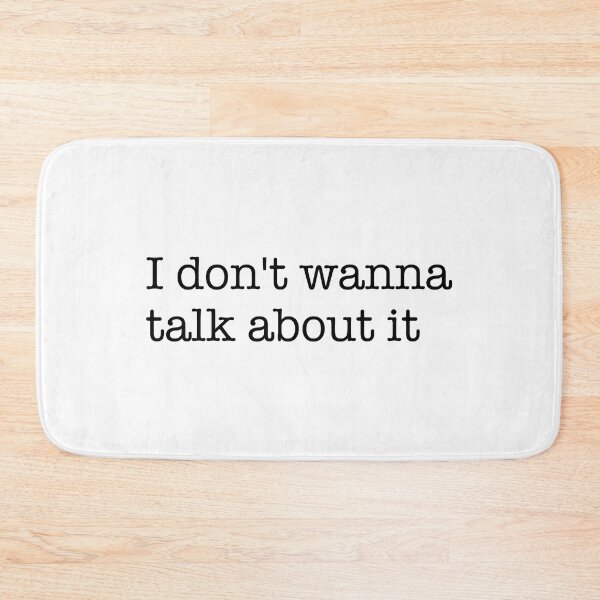 Item preview, I dont wanna talk about it (black) designed and sold by didijuca.