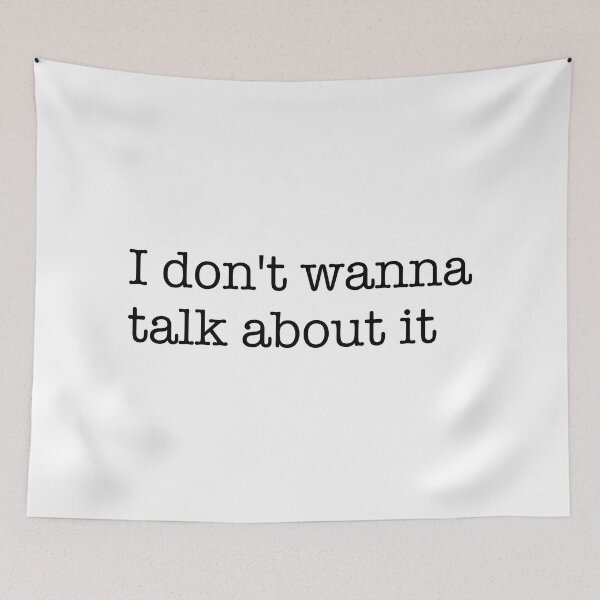 Item preview, I dont wanna talk about it (black) designed and sold by didijuca.
