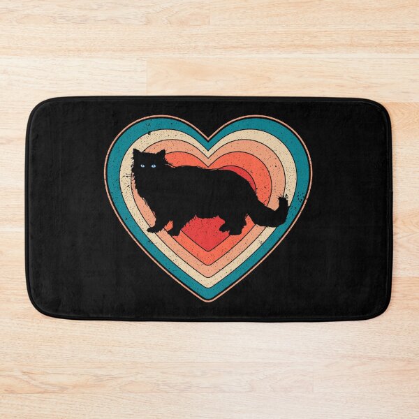 Item preview, Valentine’s Day Cat Vintage Retro Heart designed and sold by AnimalsSpace.