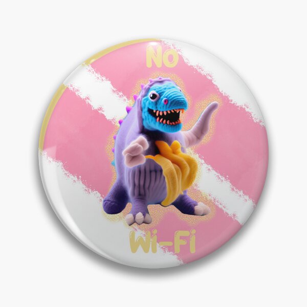 Item preview, No Wifi Dinosaur  designed and sold by SurullinenArt.