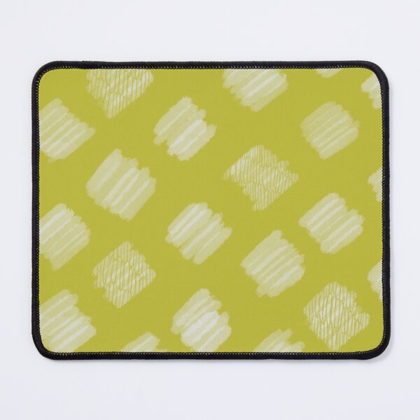 Item preview, Patchy White On Dijon Yellow designed and sold by IndigoAndSparks.