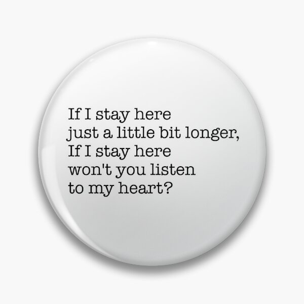 Item preview, If I stay here (black) designed and sold by didijuca.