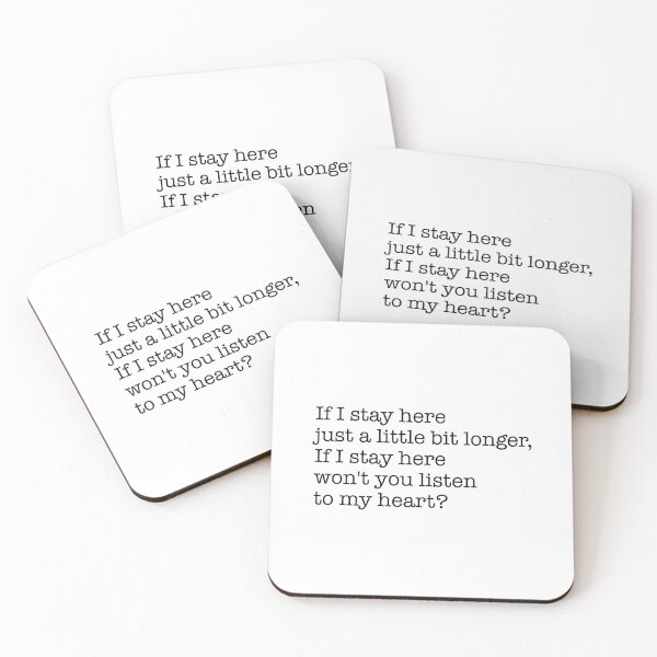 Item preview, If I stay here (black) designed and sold by didijuca.