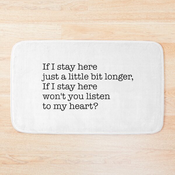 Item preview, If I stay here (black) designed and sold by didijuca.