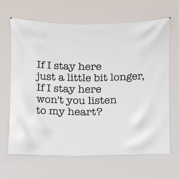 Item preview, If I stay here (black) designed and sold by didijuca.