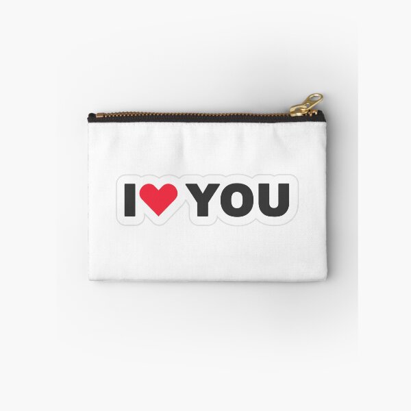 Aperçu de l'œuvre Sticker I love you heart Saint Valentin hydro stickers créée et vendue par Findmeifyoucan.