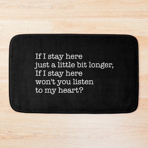 Item preview, If I stay here (white) designed and sold by didijuca.