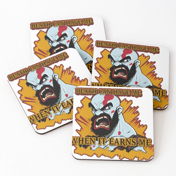 Item preview, Kratos Rage - Death can have me WHEN IT EARNS ME designed and sold by RedBeard1024.