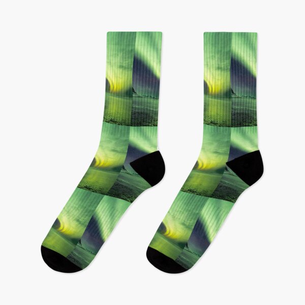 Item preview, BEAUTIFUL LIGHT GREEN NORTHERN LIGHTS designed and sold by MJ96-PRO.