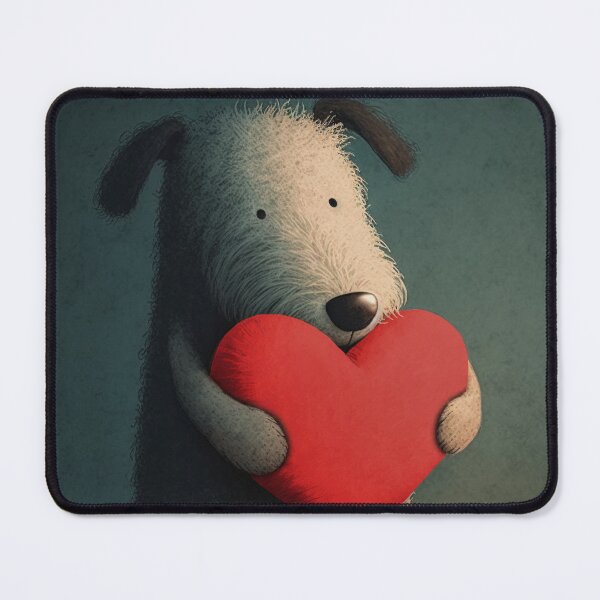 Item preview, Valentine's Day dog designed and sold by NattyCorvus.