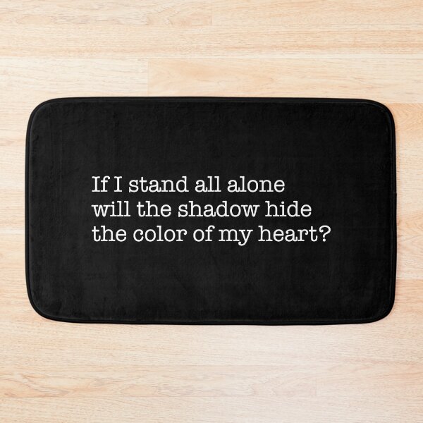 Item preview, Will the shadow hide the color of my heart? (white) designed and sold by didijuca.