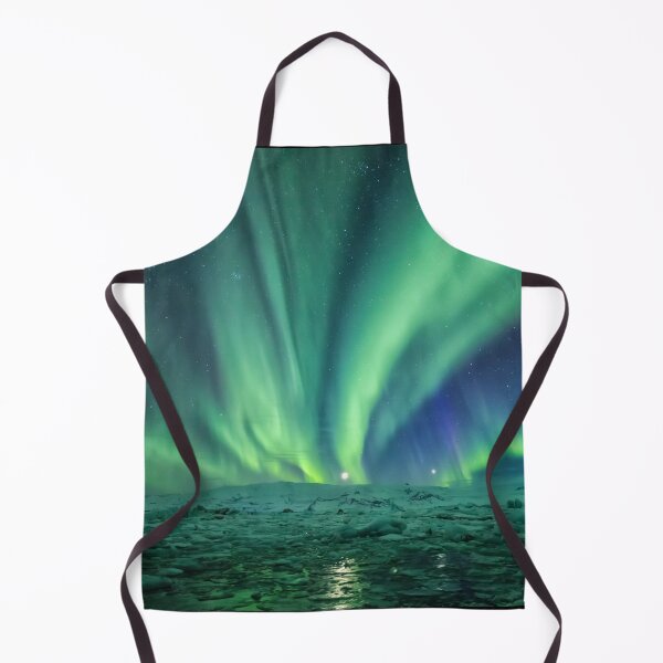 Item preview, BEAUTIFUL GREEN NORTHERN LIGHTS OVER THE ICE designed and sold by MJ96-PRO.