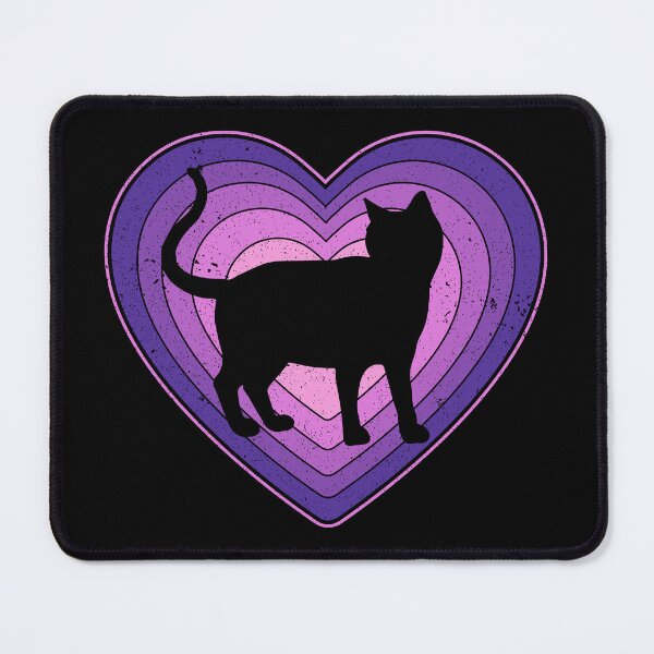 Item preview, Valentine’s Day Cat Vintage Retro Heart designed and sold by AnimalsSpace.
