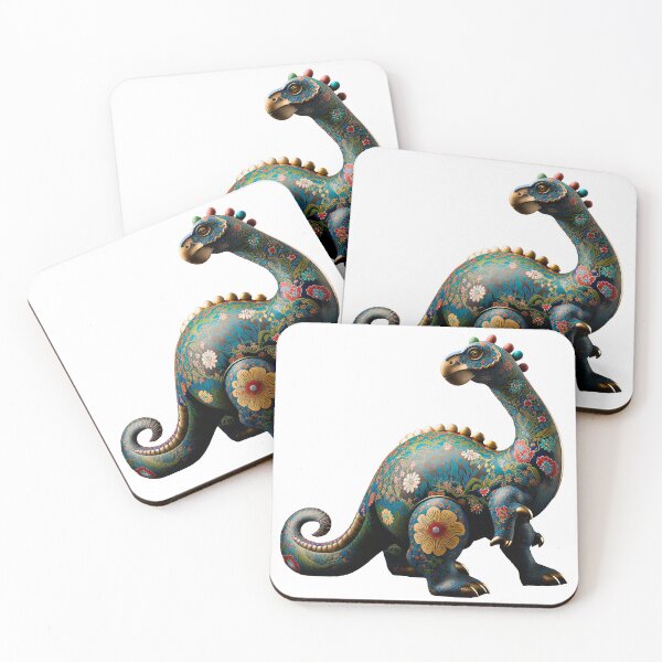 Item preview, Chinese cloisonne dinosaur. chinese decoration designed and sold by Cute-and-Co.