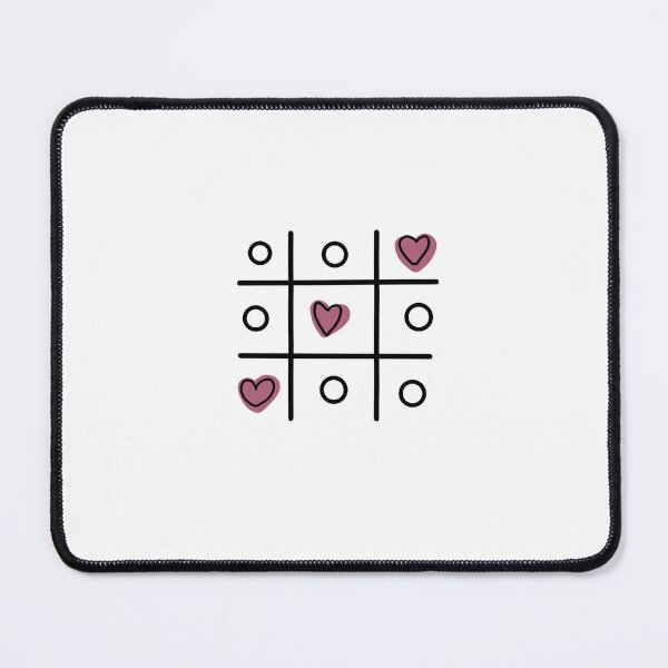 Item preview, tic tac toe with hearts designed and sold by CarlaMarieDK.