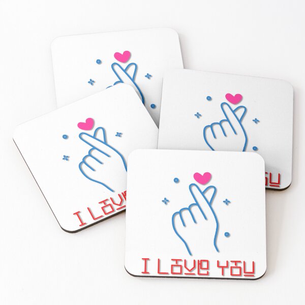 Item preview, Love gesture / Korean love sign / 한글 Hangul style font / i love you   designed and sold by Monkizz-Desing.