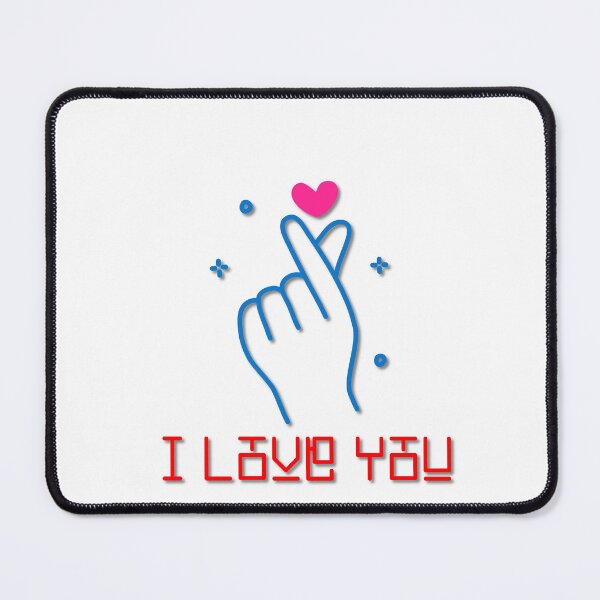 Item preview, Love gesture / Korean love sign / 한글 Hangul style font / i love you   designed and sold by Monkizz-Desing.