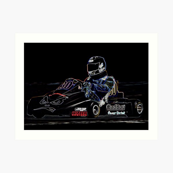 Karting Art Print