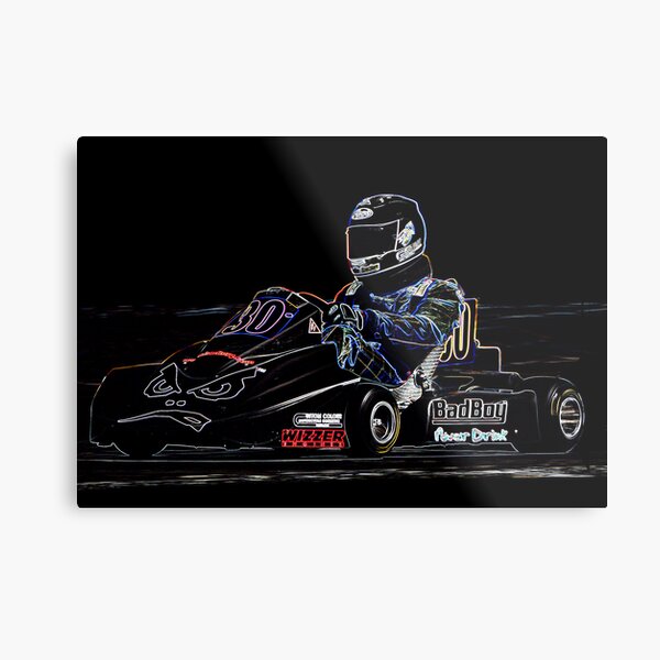 Karting Metal Print