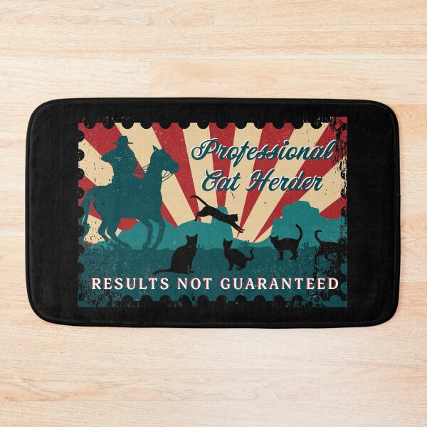 Item preview, Professional Cat Herder - Results not guaranteed - gift for cat lovers designed and sold by gifts-ideas.