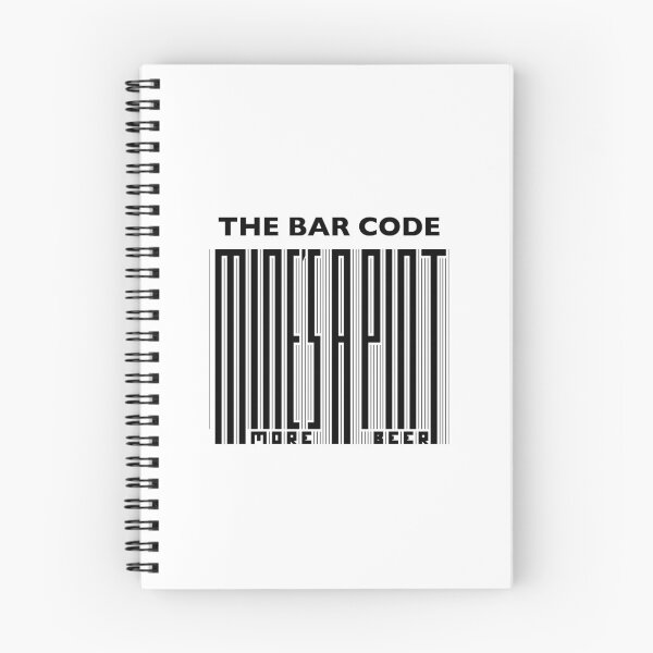 Item preview, The Bar Code - Mine's a pint designed and sold by DavidASmith.