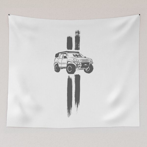 Item preview, Lexus GX470 4x4 off-road brush art designed and sold by JustStrokes.