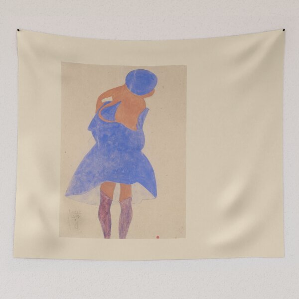 Item preview,  Egon Schiele Standing Girl, Back View  designed and sold by TeeARTHY.