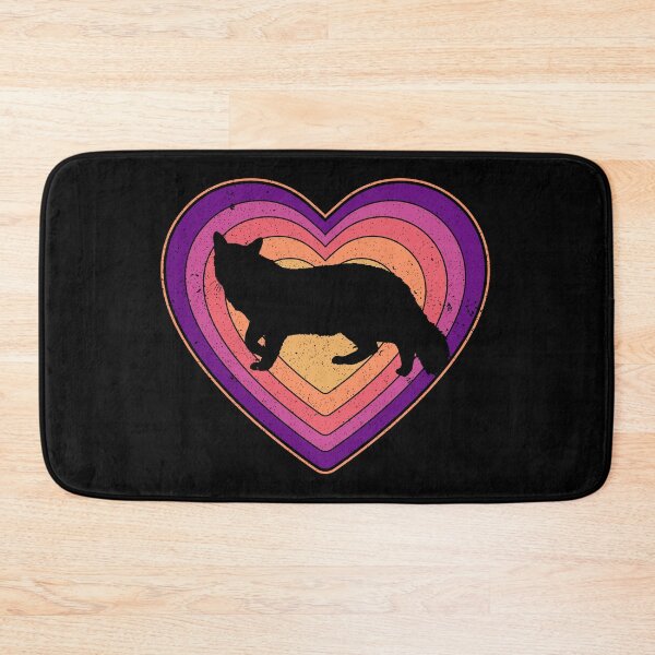 Item preview, Valentine’s Day Cat Vintage Retro Heart designed and sold by AnimalsSpace.