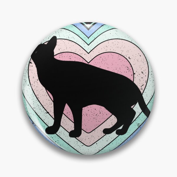 Item preview, Valentine’s Day Cat Vintage Retro Heart designed and sold by AnimalsSpace.