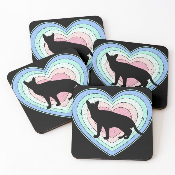 Item preview, Valentine’s Day Cat Vintage Retro Heart designed and sold by AnimalsSpace.