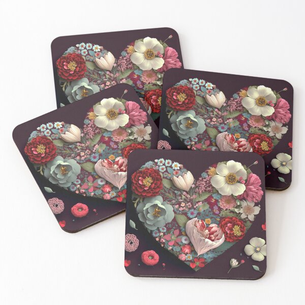 Artikelvorschau, Heart Shaped Flowers entworfen und verkauft von BilgePaksoylu.