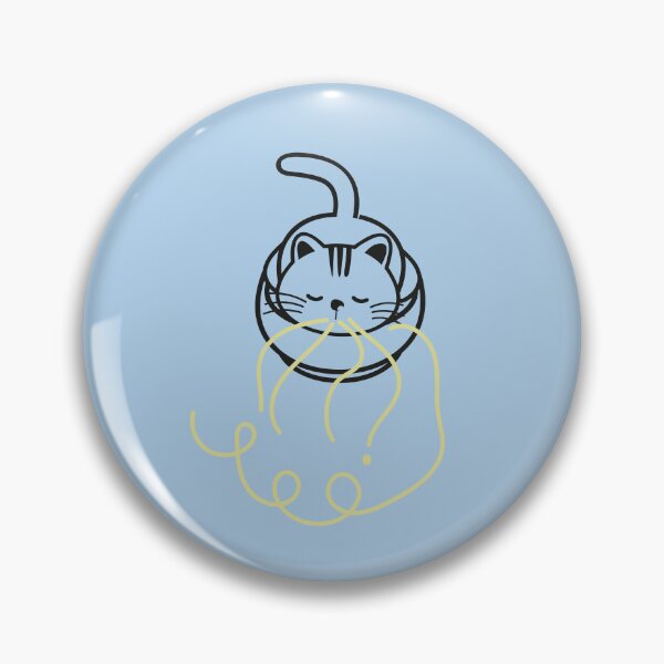Item preview, Funny Cat Eating Spaghetti outlined designed and sold by fatydesignspace.