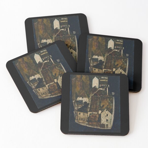 Item preview, Egon Schiele Dead City III (City on the Blue River III)  designed and sold by TeeARTHY.